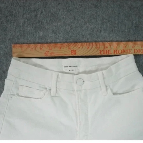 Good American Cropped Wide Leg Jeans - Picture 7 of 8